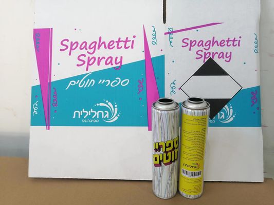 Customized Eco Friendly Party Silly String Spray Colorful For Birthday