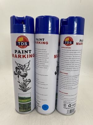 Customized 650ml Fast Drying Waterproof Road Line Marking Paint Aerosol Spray Paint