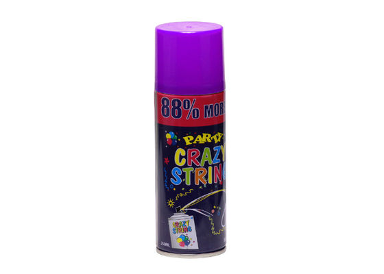 250ml Purple / Green Party String Spray High Visible For Festive Occasions