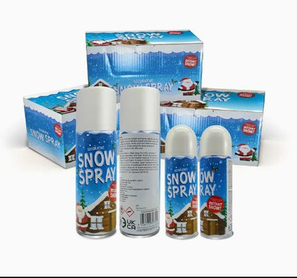 Party Carnival White Foam Snow Spray , Artificial Snow Spray For Christmas Tree