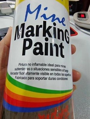 Non-Flammable Mine Marking Spray Paint 400ml for Underground Mining