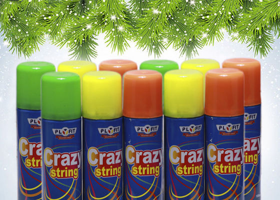 Colorful Non Flammable EN71 Party String Spray