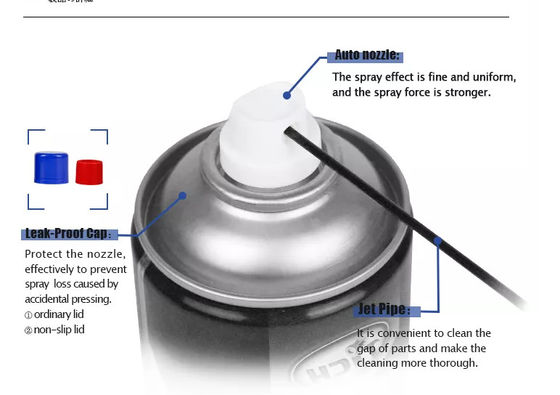 Anti Rust Lubricant 450ml Chain Lubricant Spray For Bike Car Lock
